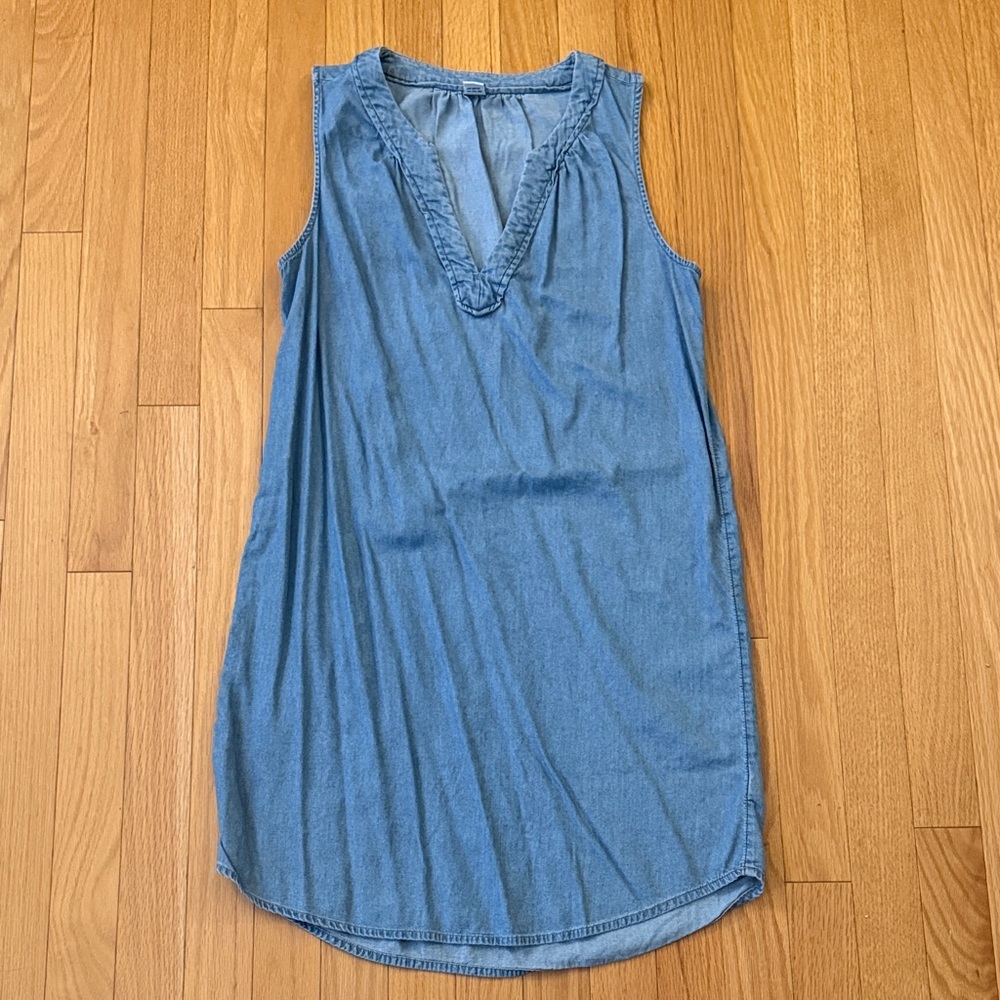 Old Navy Light Blue Chambray Dress